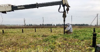 Установка винтовых свай Мегион цена от 3075 руб.
